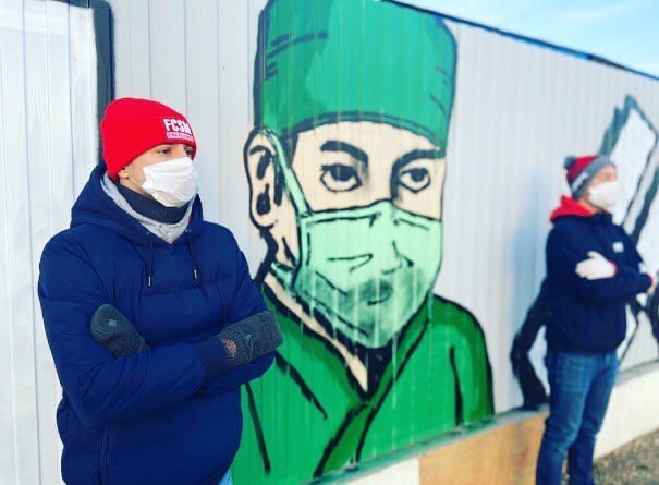 Граффити болельщиков Спартака в Коммунарке