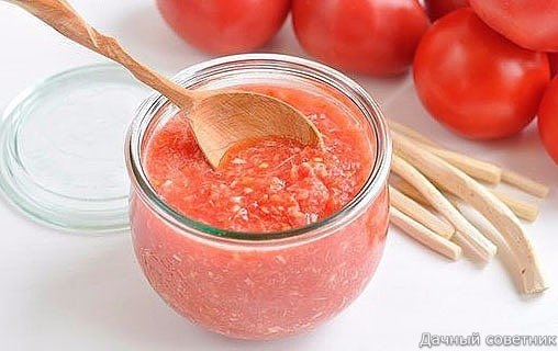 ВСЕ ЗАГОТОВКИ ИЗ ХРЕНА. ХРЕНОДЁРНАЯ ЗАКУСКА.4 крупных корня хрена,5 кг помидоров,1 крупная головка чеснока,1 ст.л. соли.ХРЕНОДЁР 1.3 кг помидоров,1 кг хрена,1 кг чеснока,соль, сахар по